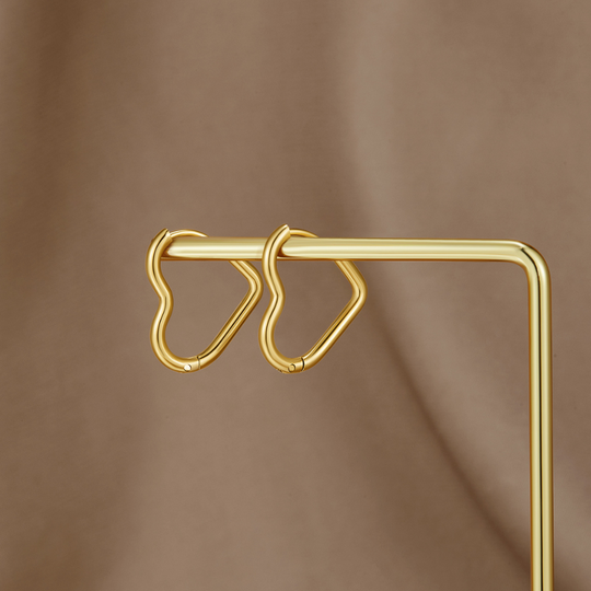 Boucles d'oreilles en or cœur