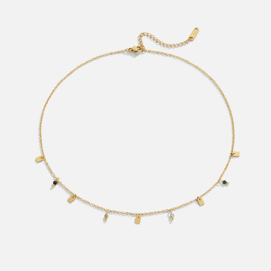 Collier Goutte Carrée Tara Or