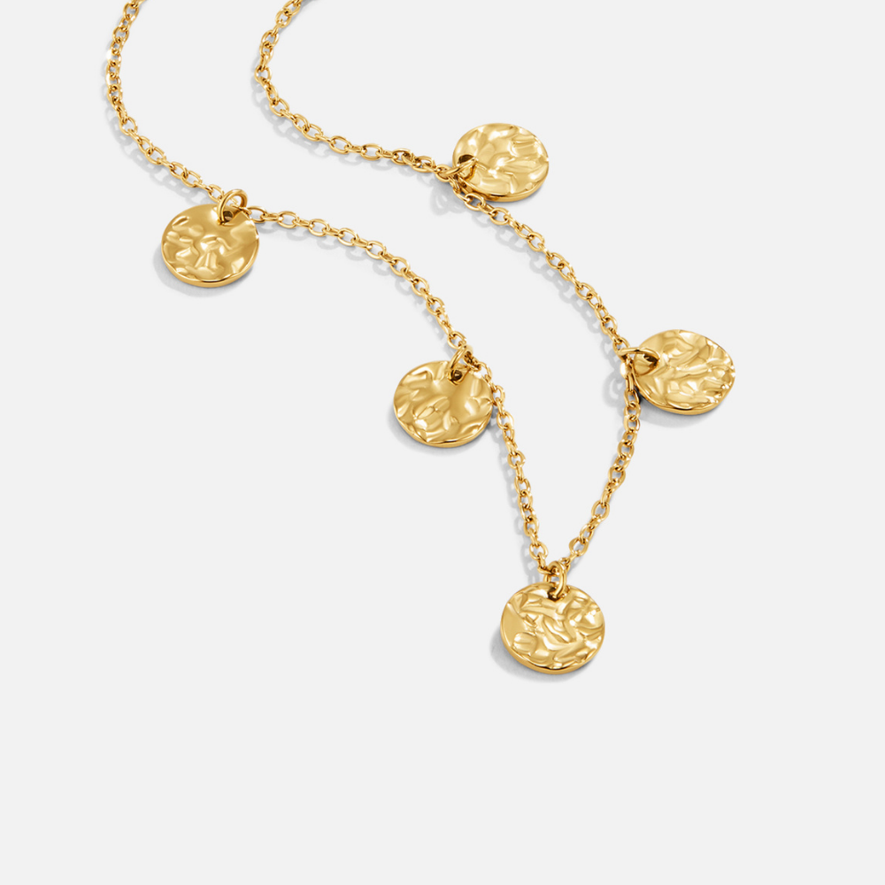 Collier en pièce martelée Elodie