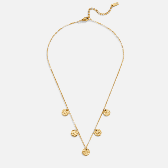 Collier en pièce martelée Elodie