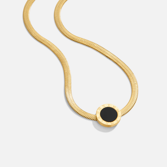 Collier Pendentif Azalea Noir