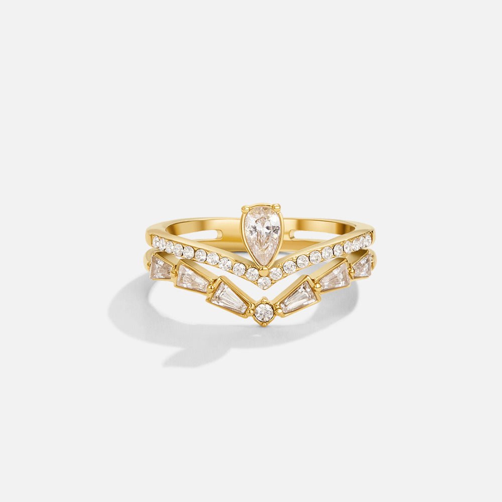 Bague en Cristal Lilly en Or 18K