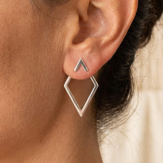 Boucles d'oreilles géométriques bohèmes