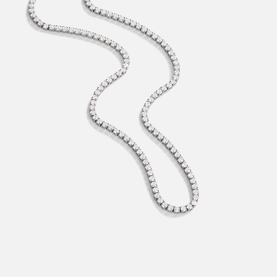 Collier Argent Cristal Cordelia