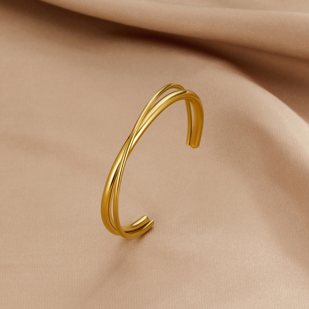 Bracelet Twist en Or Eva