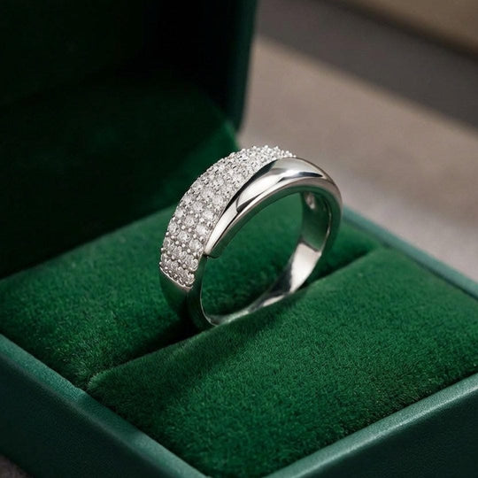 Bague enroulée croisée élégante