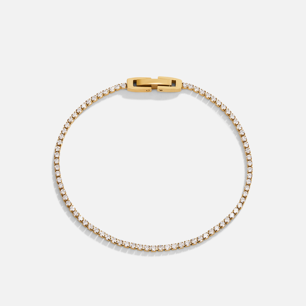Bracelet en Cristal Blanc Niyah Or