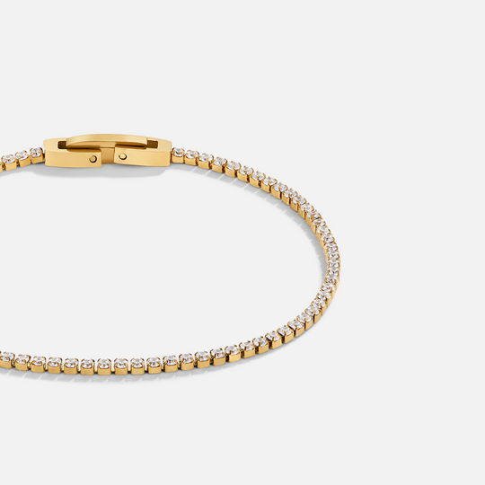 Bracelet en Cristal Blanc Niyah Or