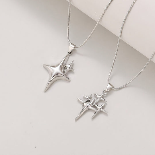 Collier Nordstjerne en Or Blanc