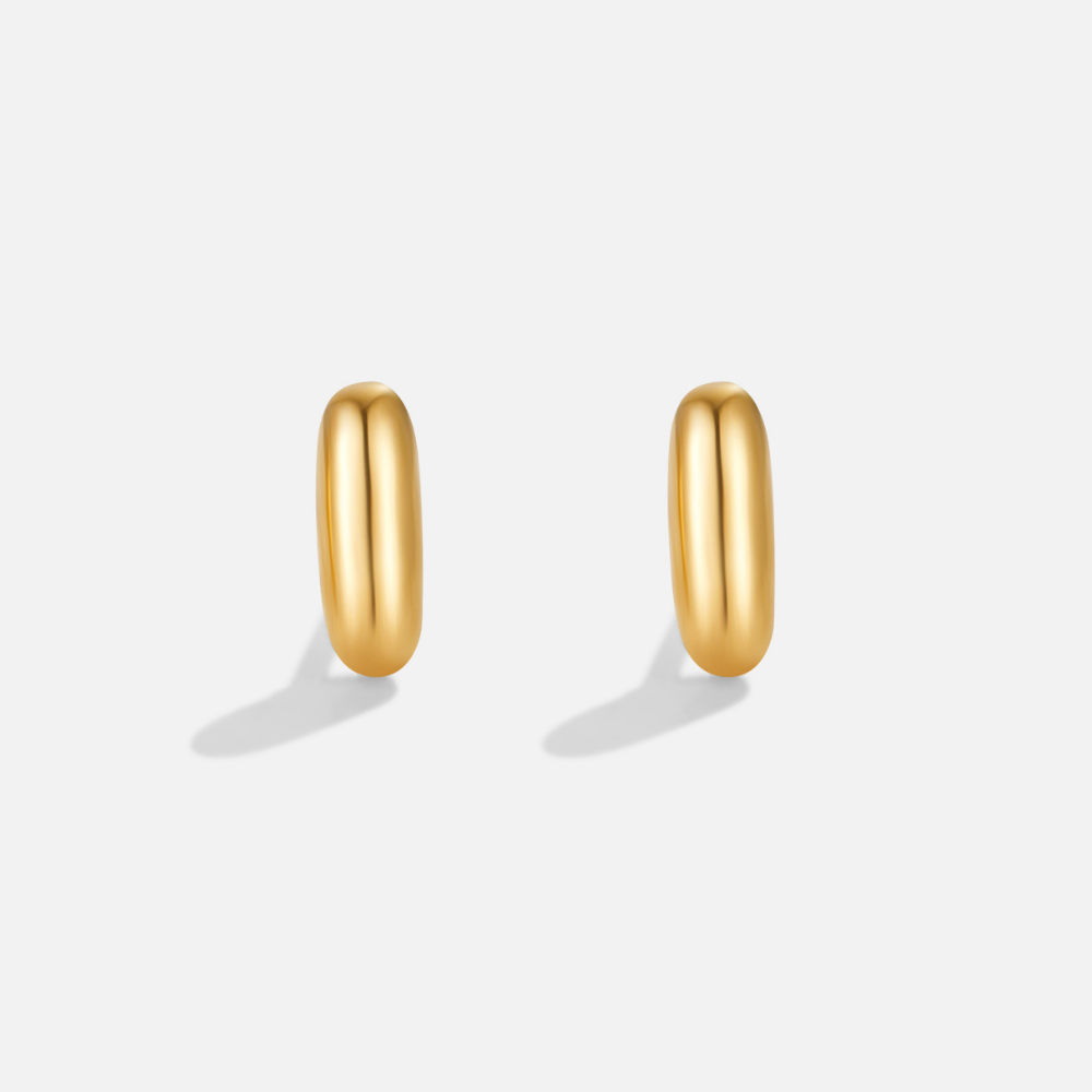 Boucles d'Oreilles Lettres en Or