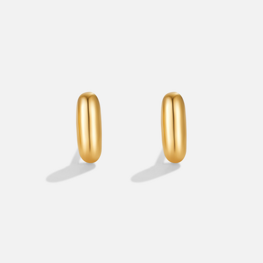 Boucles d'Oreilles Lettres en Or