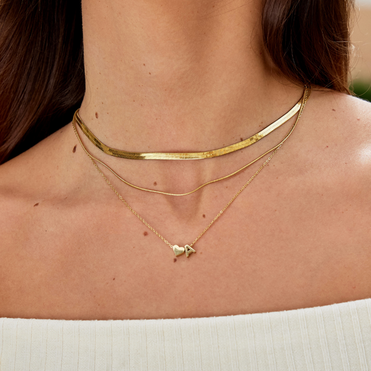 Collier superposé en or 18K Layla