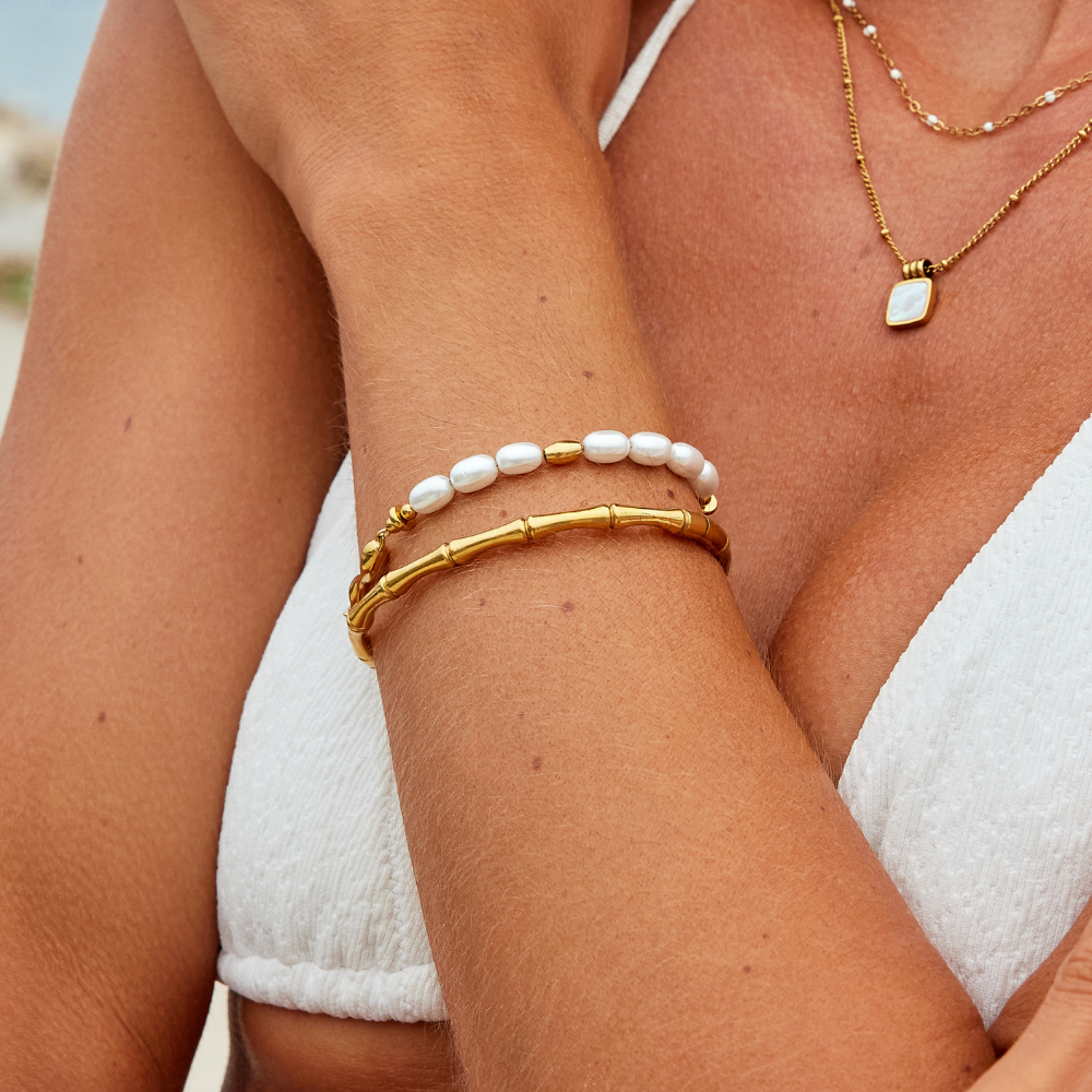 Bracelet Bambou Ara en Or