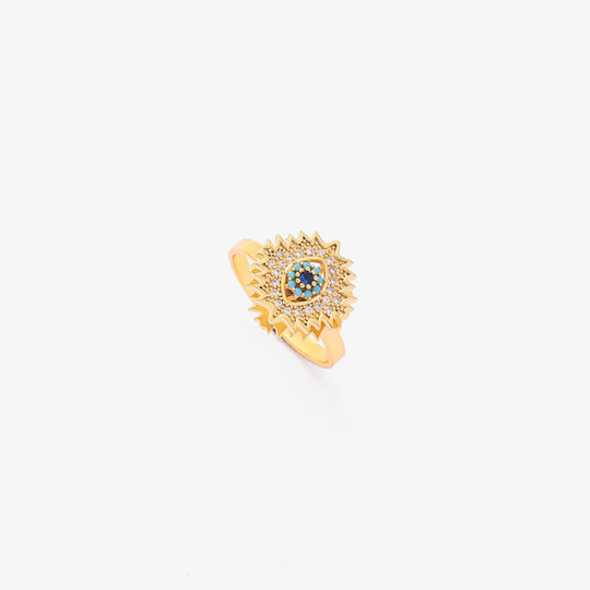 Bague tourbillon éclat de saphir | Or