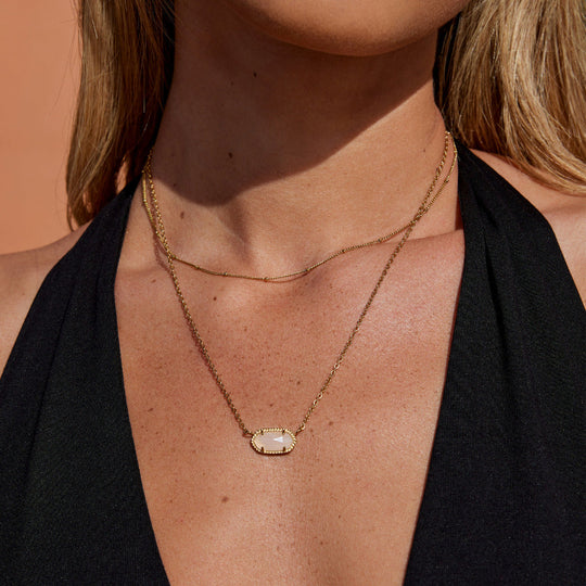 Collier Pendentif en Pierre d'Ember