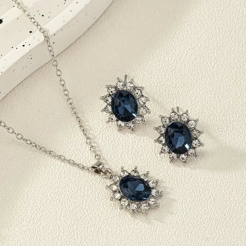 Ensemble de bijoux Katia Azuryn | Or blanc