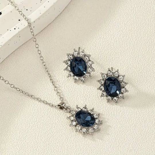 Ensemble de bijoux Katia Azuryn | Or blanc