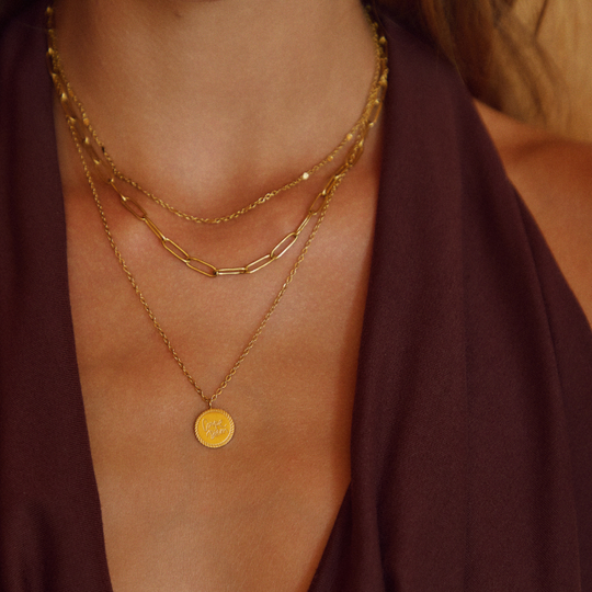 Collier superposé Geya Coin