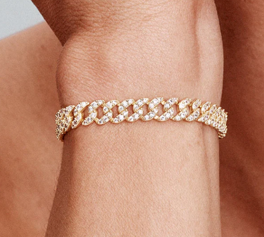 Bracelet Cubain Pave