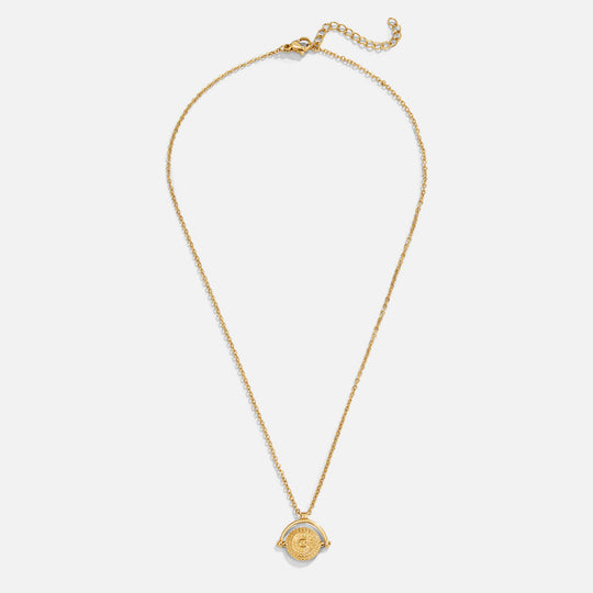 Collier Pièce de Monnaie Soleil en Or