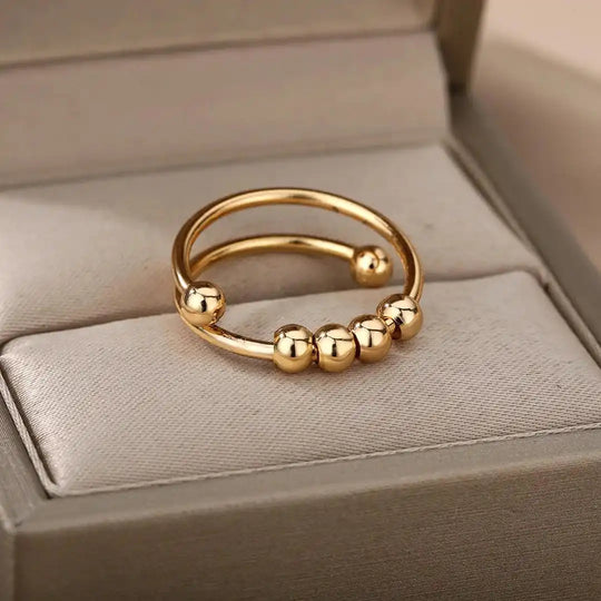 Bague en perles Anti Stress et d'Anxiété