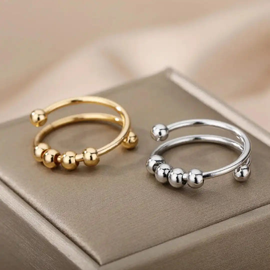 Bague en perles Anti Stress et d'Anxiété