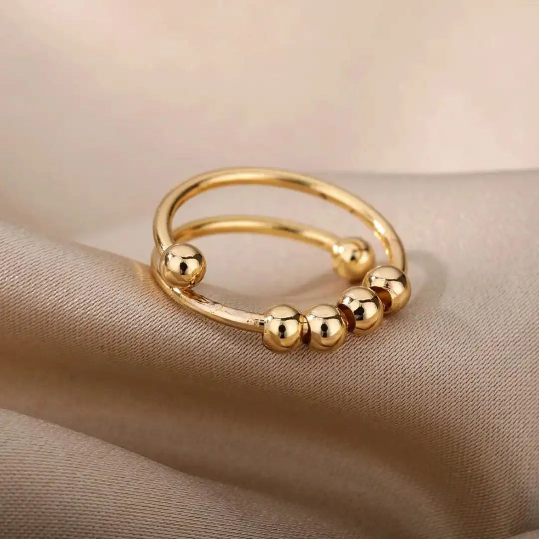 Bague en perles Anti Stress et d'Anxiété