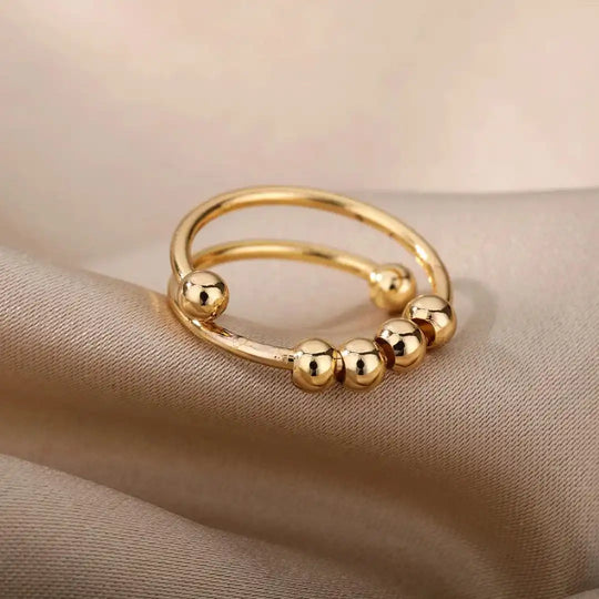 Bague en perles Anti Stress et d'Anxiété