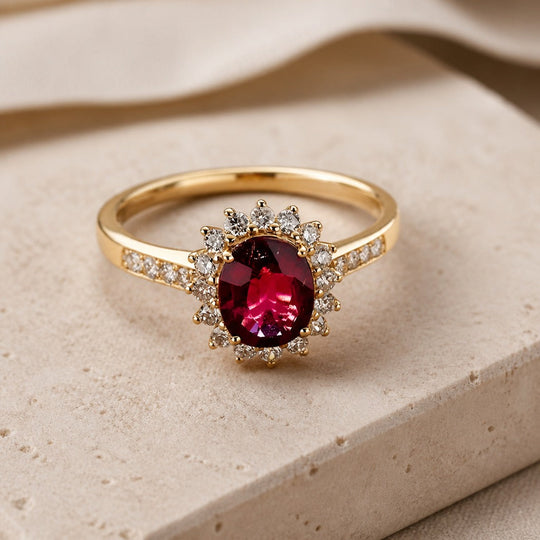 Bague de déclaration Halo Héritage
