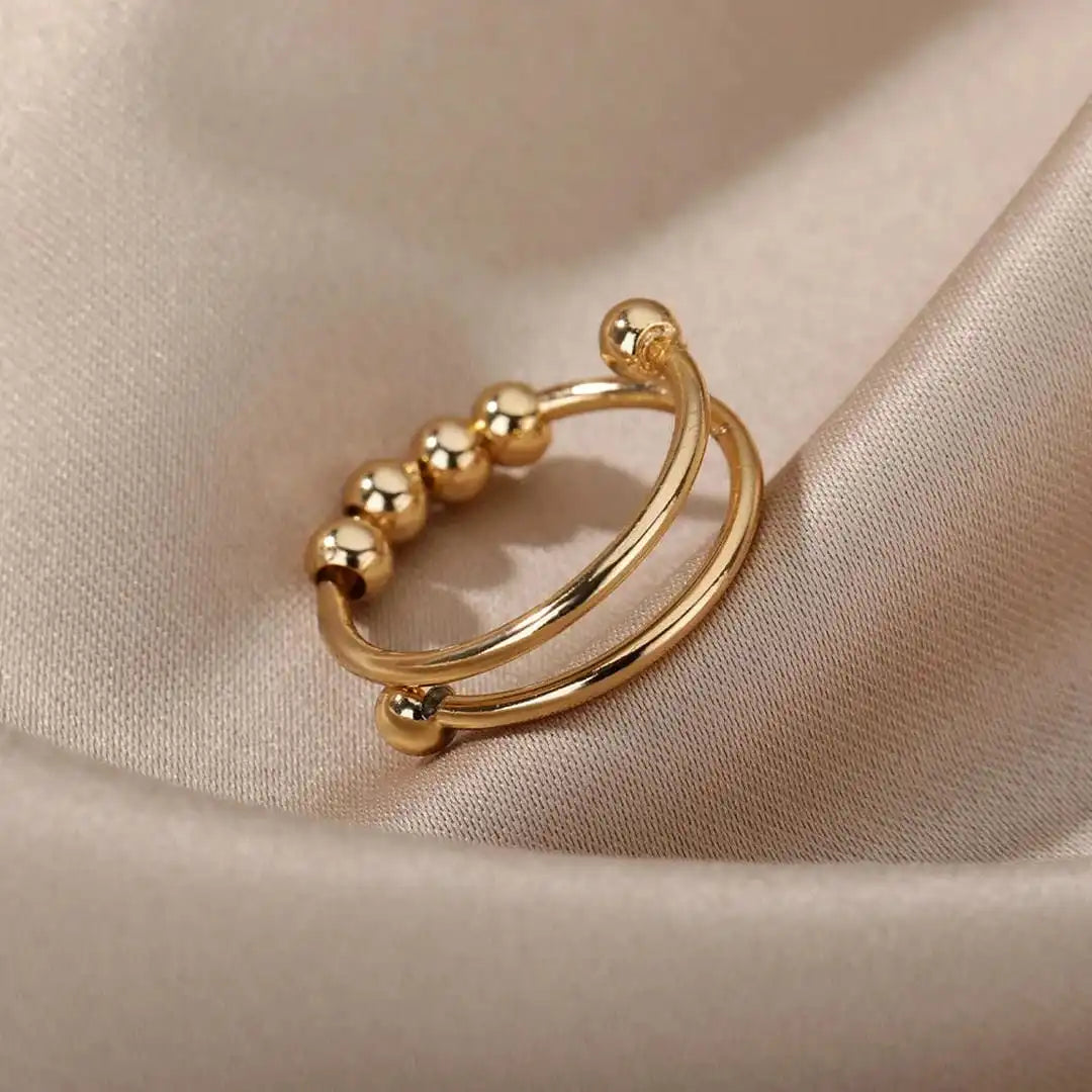 Bague en perles Anti Stress et d'Anxiété