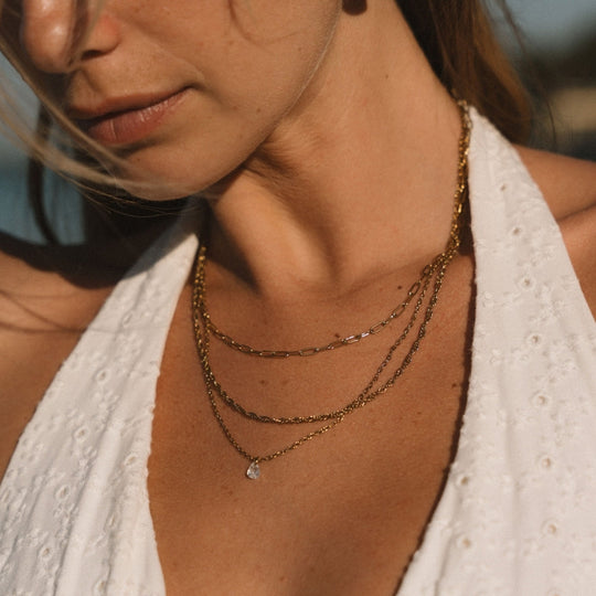 Collier Triple Chaîne Jana
