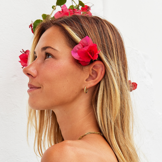 Boucles d'Oreilles Layla Twist en Or