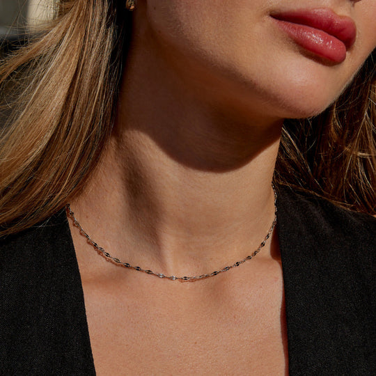 Collier Argent Chaîne Leila