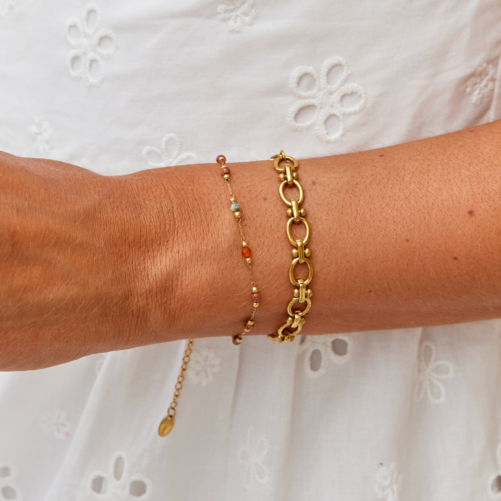 Bracelet en pierres à perles Lulu