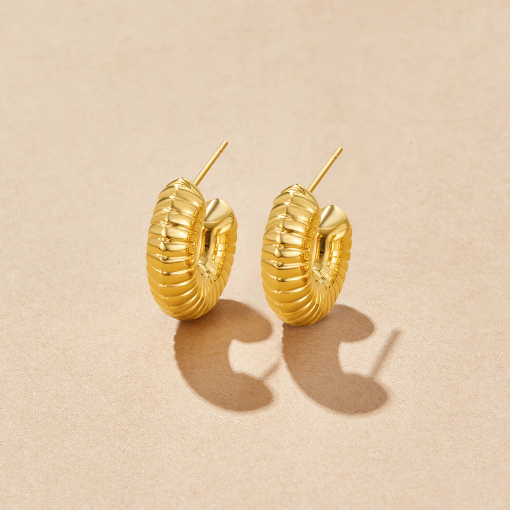Boucles d'oreilles Hoop Lulu Printanières