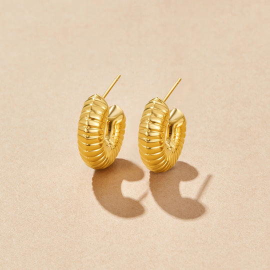 Boucles d'oreilles Hoop Lulu Printanières