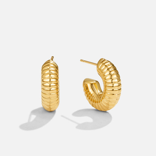 Boucles d'oreilles Hoop Lulu Printanières