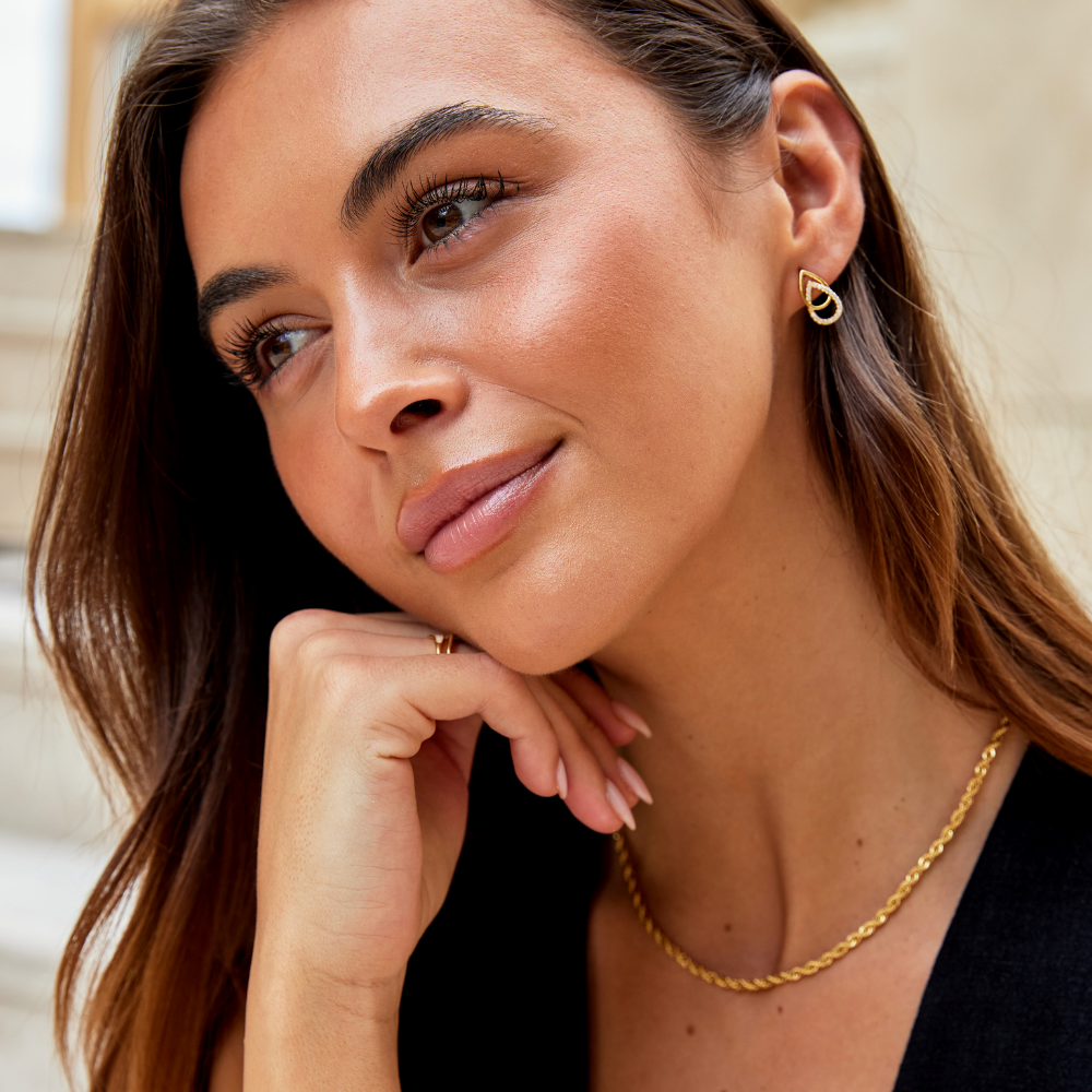 Boucles d'oreilles en forme de goutte Mara