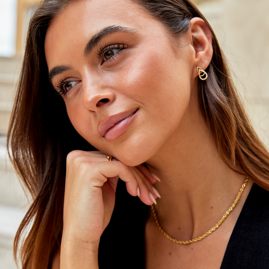 Boucles d'oreilles en forme de goutte Mara