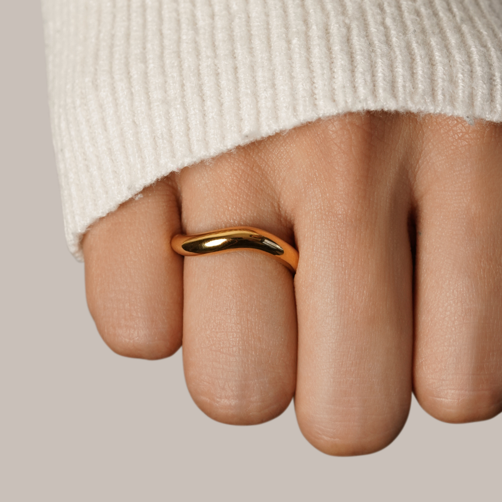Bague Vague en Or Mina