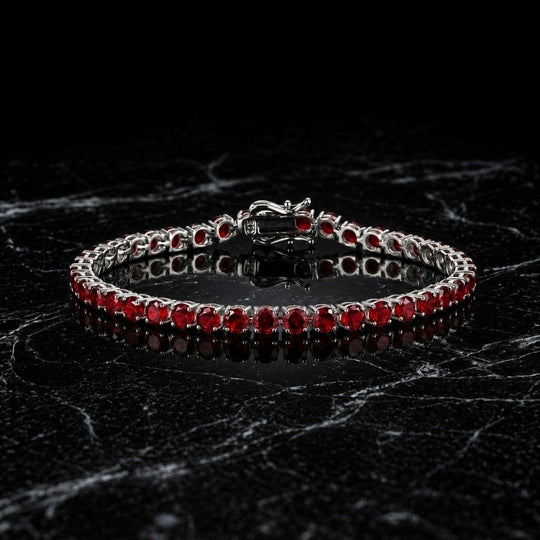 Bracelet de Tennis en Rubis
