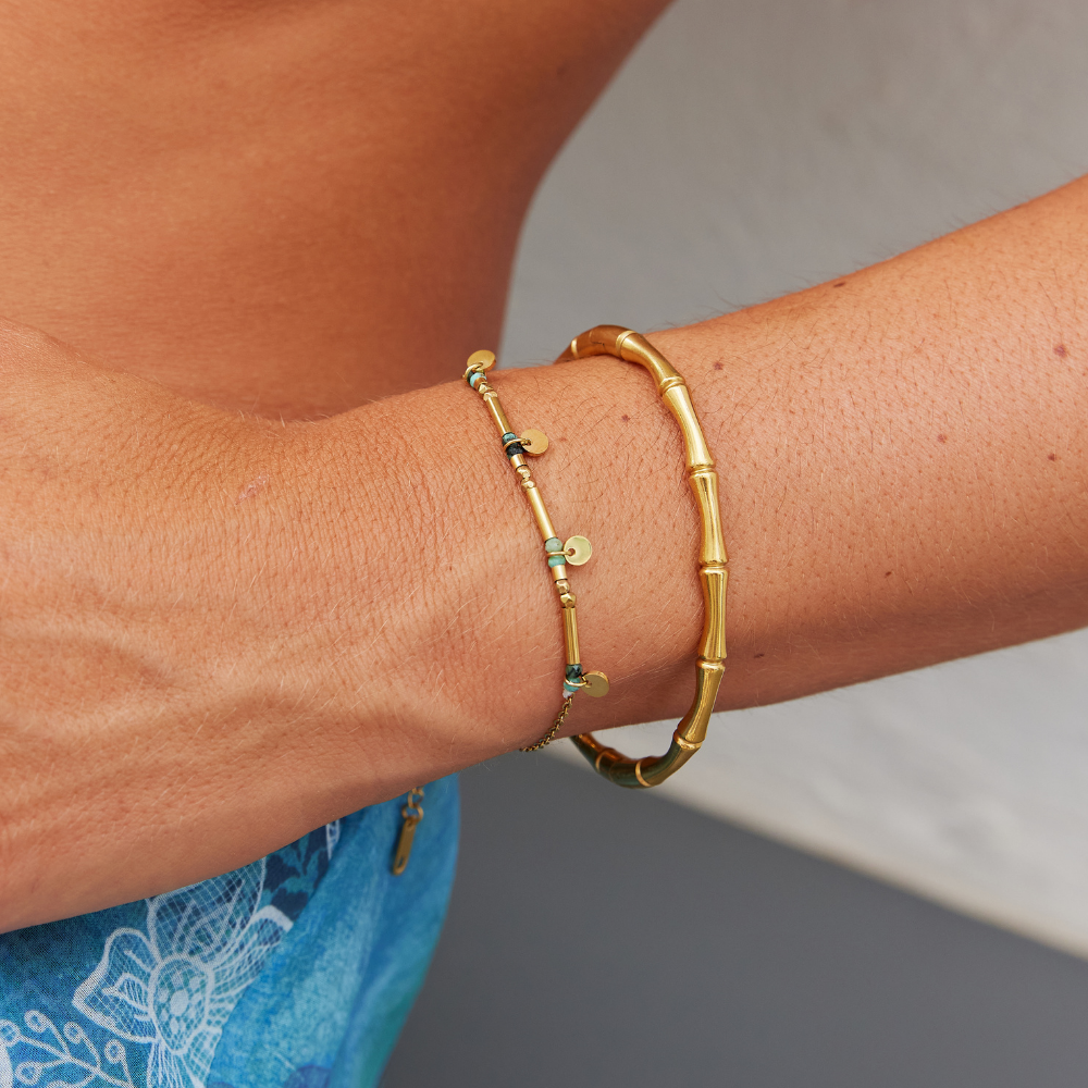 Bracelet Disque Neri en Or