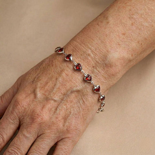 Bracelet Ophelyra Garnetelle en Or Blanc