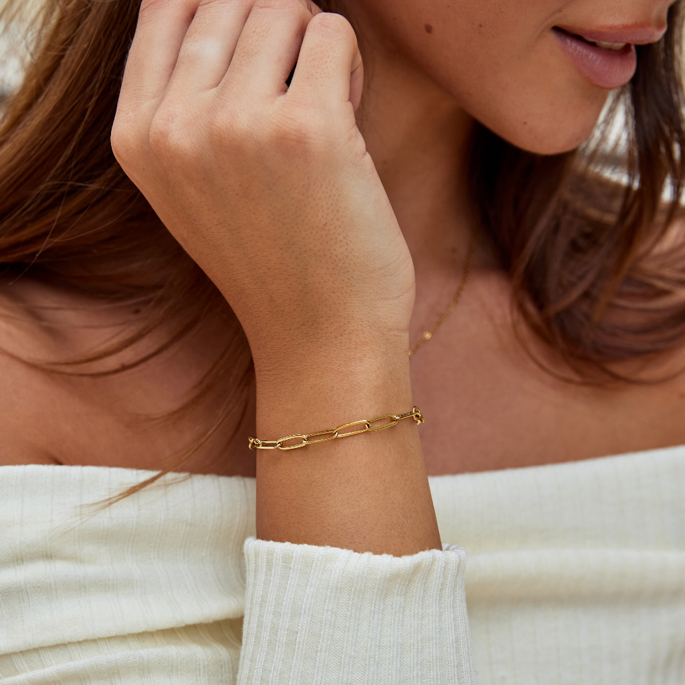 Bracelet en Or avec Trombone