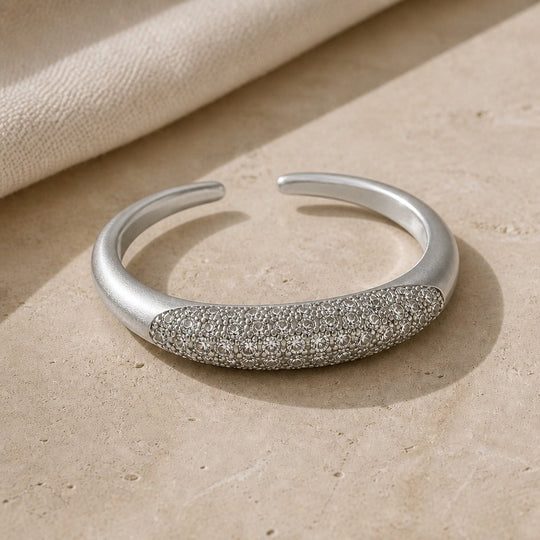 Bague Empilable Pavé Marquise
