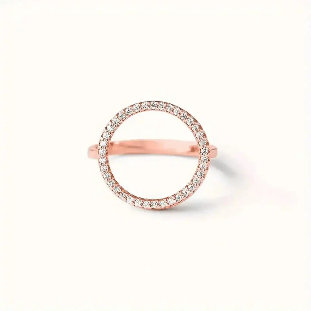 Bague en Zirconia Cubique Ronde