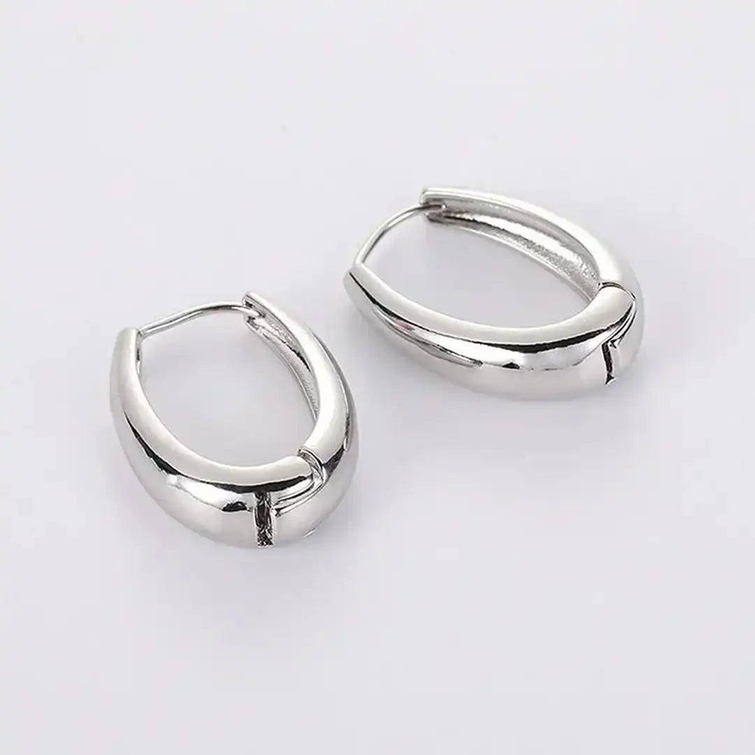 Boucles d'Oreilles Créoles Dorées Classiques