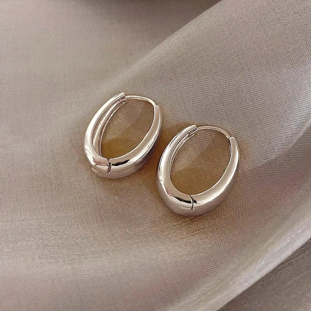Boucles d'Oreilles Créoles Dorées Classiques