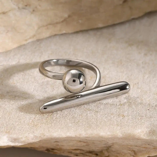 Bague Ajustable Étoile Dorée Intemporelle