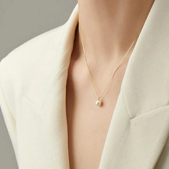 Collier Pendentif Perle Intemporelle